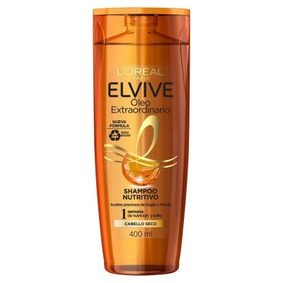 Shampoo Elvive Óleo Extraordinario Nutrición Universal x400ml