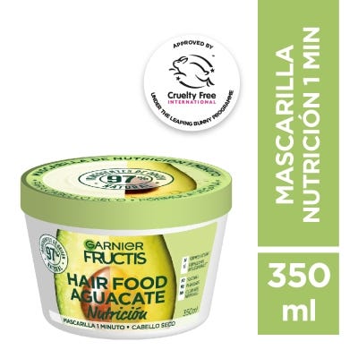 Mascara Capilar Fructis Hair Food Aguacate x350ml