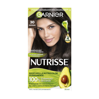 Coloracion Nutrisse Tono 30 Espresso Clásico