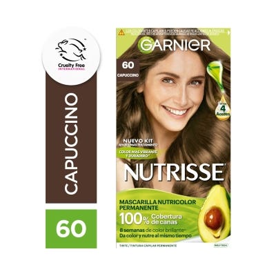 Coloracion Nutrisse Tono 60 Capuccino Clásico