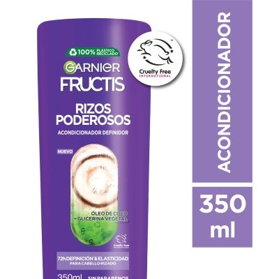 Acondicionador Fructis Rizos Manejables x350ml