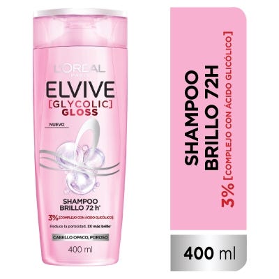 Shampoo Elvive Glycolic Gloss x400ml