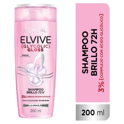 Shampoo Elvive Glycolic Gloss x200ml