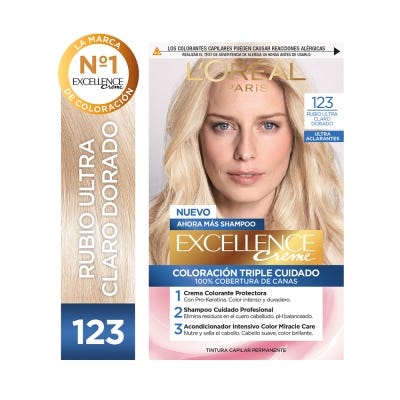 Coloracion Excellence Ultra Blond 123R