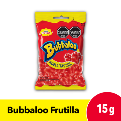 Bubbaloo Gomitas x15gr Huellitas