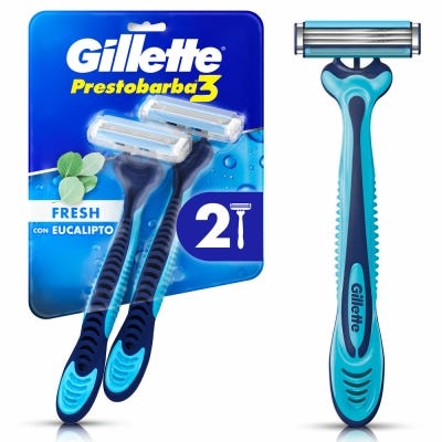 Maquina Afeitar Desechable Prestobarba3 Ice x2un