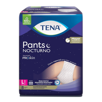 Toalla Incontinencia Tena Pants Nocturno L X8u