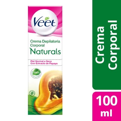 Crema Depilatoria Veet Puré Extracto Papaya x100ml