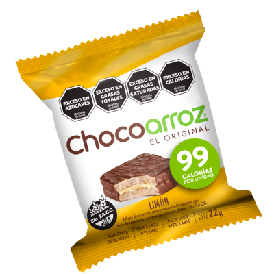 Chocoarroz Alfajor x22gr Limon