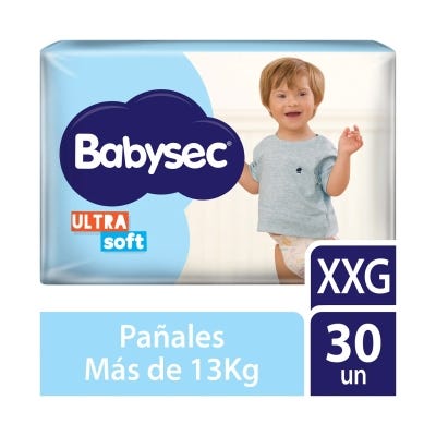 Pañales Babysec Ultra Sec Xgg 30/4 x30