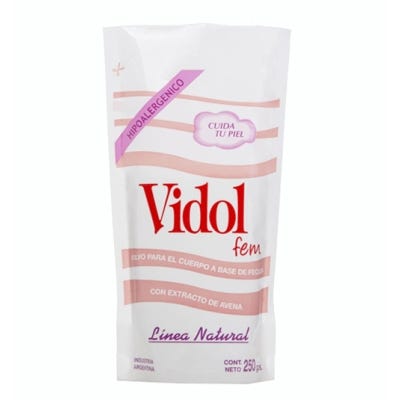 Polvo De Fecula Vidol Fem bolsa x250gr