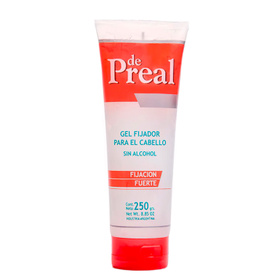 Gel Para El Pelo Preal Blanco Pomo x250gr