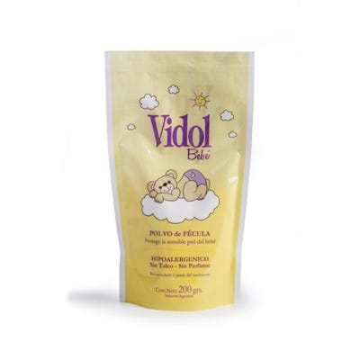 Vidol polvo de fecula x200g bebe