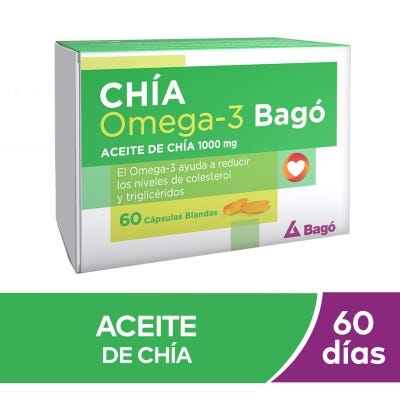 Chía Omega 3 Suplemento Dietario x60Cps