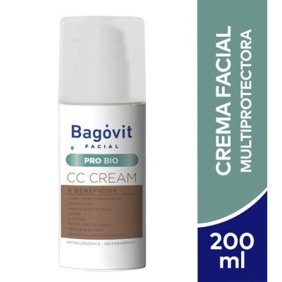 Crema Facial Bagovit Pro Bio Cc Cream Multiprotectora Perf. x50gr