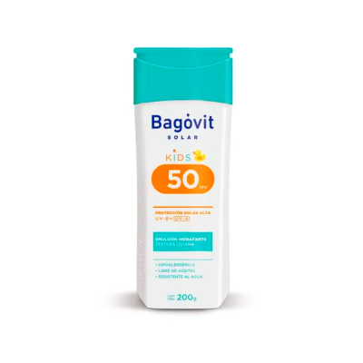 Protector Solar Bagovit Solar Fps50 Kids Family Care Nf x200ml
