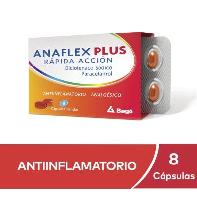 Anaflex Plus Rapida Accion Caps.Bl.X 8