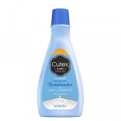 Quitaesmalte Cutex Fortalecedor Vitamina E+calcio x50ml