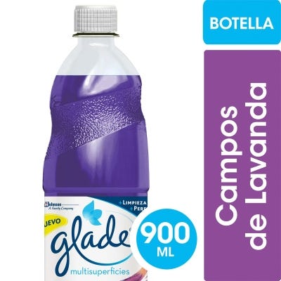 Glade Limpiador de Pisos x900ml Campos Lavanda