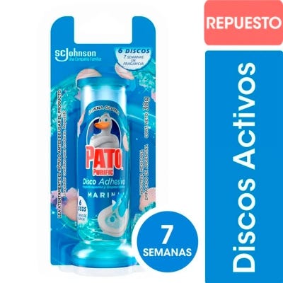 Disco Adhesivo Pato Marina Repuesto x36ml