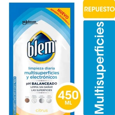 Limpiador Multisuperficies Blem Citrus Doypack x450ml