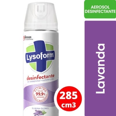Desinfectante En Aerosol Lysoform Lavanda x285ml
