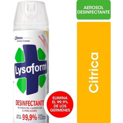 Desinfectante En Aerosol Lysoform Original x420ml
