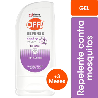 Repelente Para Mosquitos Off Defense Bebe Gel x100ml