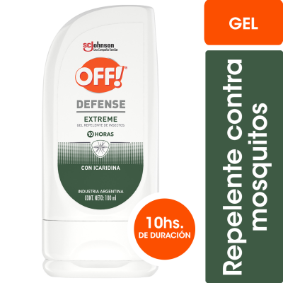 Repelente Para Mosquitos Off Defense Extreme Gel x100ml