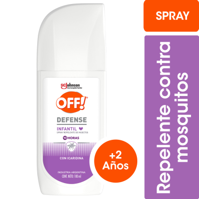 Repelente Para Mosquitos Off Defense Infantil Spray x100ml