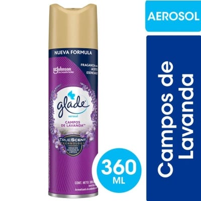 Desodorante De Ambientes Glade Aerosol Lavanda x360ml