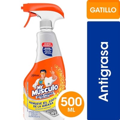 Limpiador Liquido Mr.musculo Extra Power Cocina x500ml