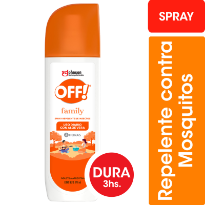 Repelente Para Mosquitos Off Spray Family x177ml