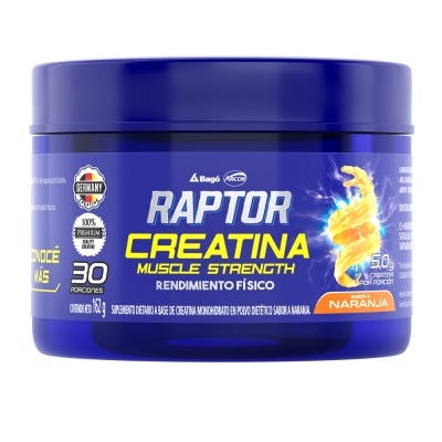 Raptor Creatina Sabor Naranja pvo. x162Gr.
