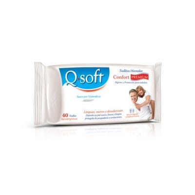 Toallas Húmedas Q-Soft Adultos x40un