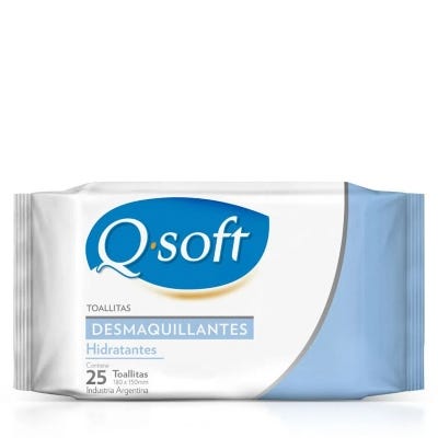 Toallitas Desmaquillantes Q-Soft Hidratante x25un