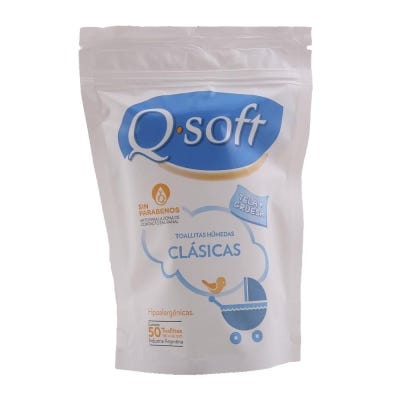 Toallas Humedas Q-soft Clasica x50