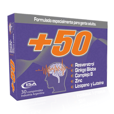 Más 50 Suplemento Dietario x 30 Cmp Formulado Especialmente Para Gente Adulta