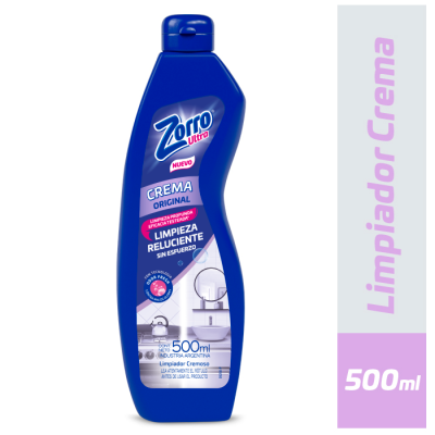 Limpiador En Crema Zorro Clasico limp. profunda x500ml