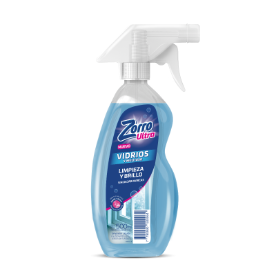 Limpiador Liquido Zorro Vidrios Multiuso Gatillo Limpieza Profunda x500ml
