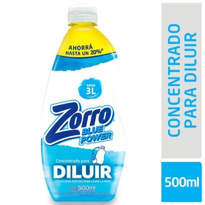 Jabon Liquido Zorro Diluible B. Power x500ml