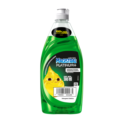 Detergente Magistral Limón Verde Platinum 300Ml