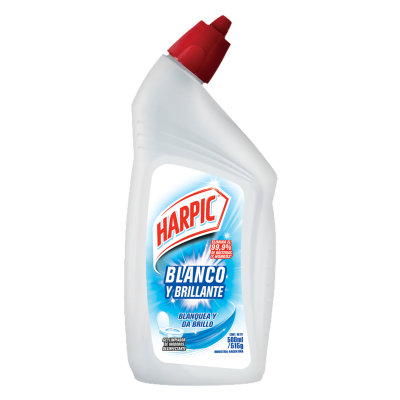 Limpiador Inodoro Harpic Blanco y Brillo x500ml