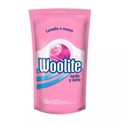 Jabon Liquido Woolite Mano Seda Y Lana D/P x450ml