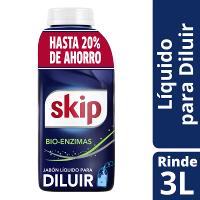 Jabón Liquido Skip Para Diluir Con Bio Enzimas x500ml