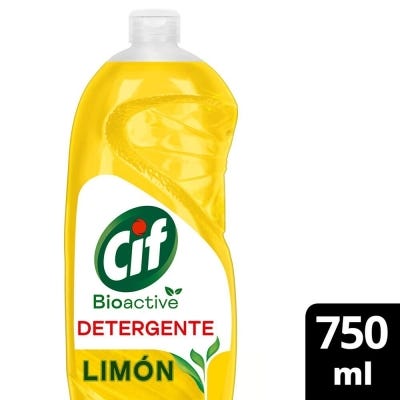 Detergente CIF Bioactive Limón Botella 750 ml