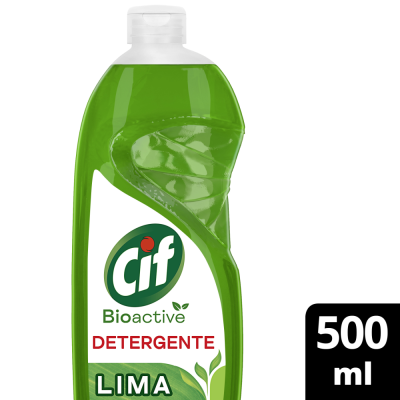 Detergente CIF Bioactive Lima Botella 500 ml