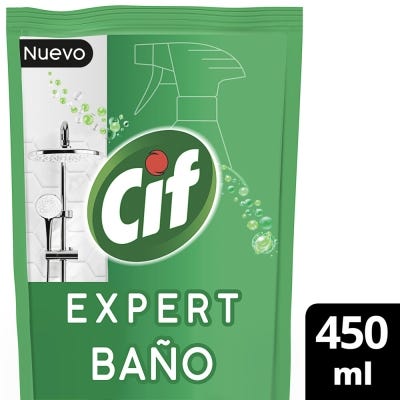 Limpiador de Baño Cif Expert Doy Pack x450ml