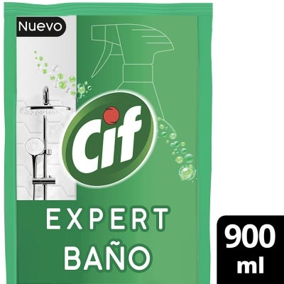 Limpiador de Baño Cif Expert Doy Pack x900ml