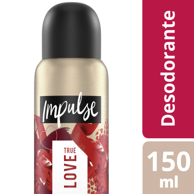 Desodorante En Aerosol Impulse True Love x96gr